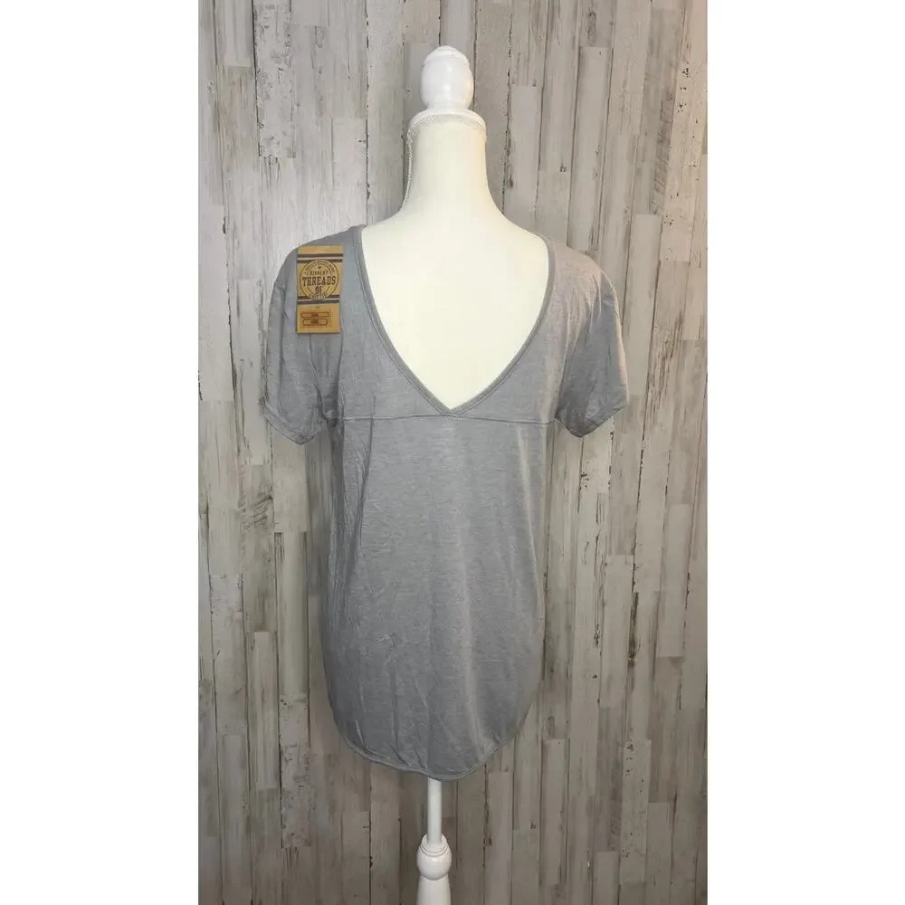 NWT Rivalry Threads Tennessee Volunteers‎ Women's Gray V-Back T-Shirt Size Small - Picture 3 of 5